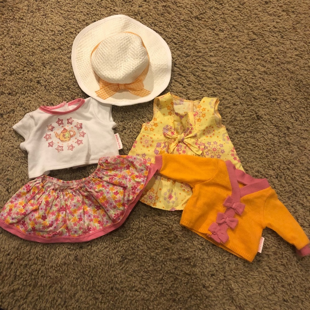 AUTHENTIC AG Bitty Baby Tea Part Outfit Set